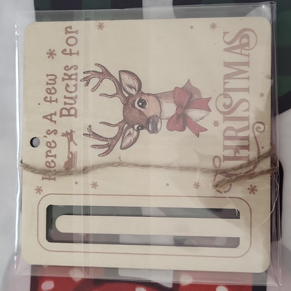 New Christmas Tree Money Holder Ornament - Picture 1 of 4